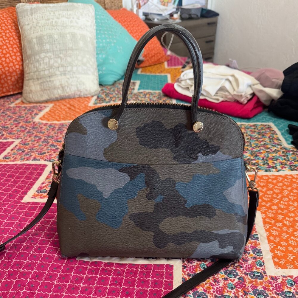 Furla Camouflage Dome Satchel Crossbody